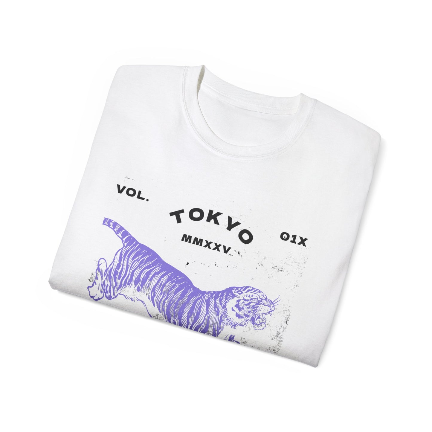 Tokyo Tiger Unisex Ultra Cotton Tee, Casual Graphic Tee, Streetwear Shirt, Unique Gift for Animal Lovers, Stylish Everyday Wear