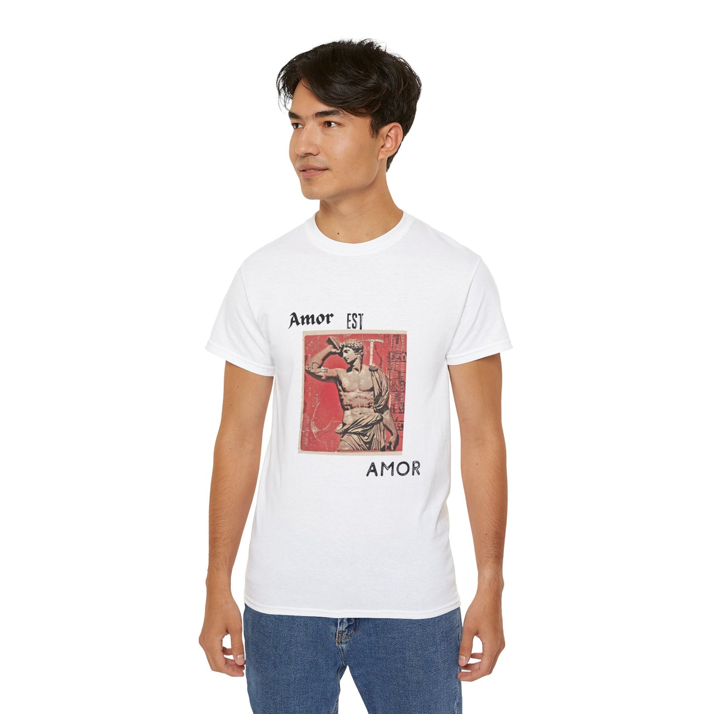Artistic Love Quote T-Shirt, Graphic Tee, Casual Wear, Gift for Him/Her, Art Lover's Apparel