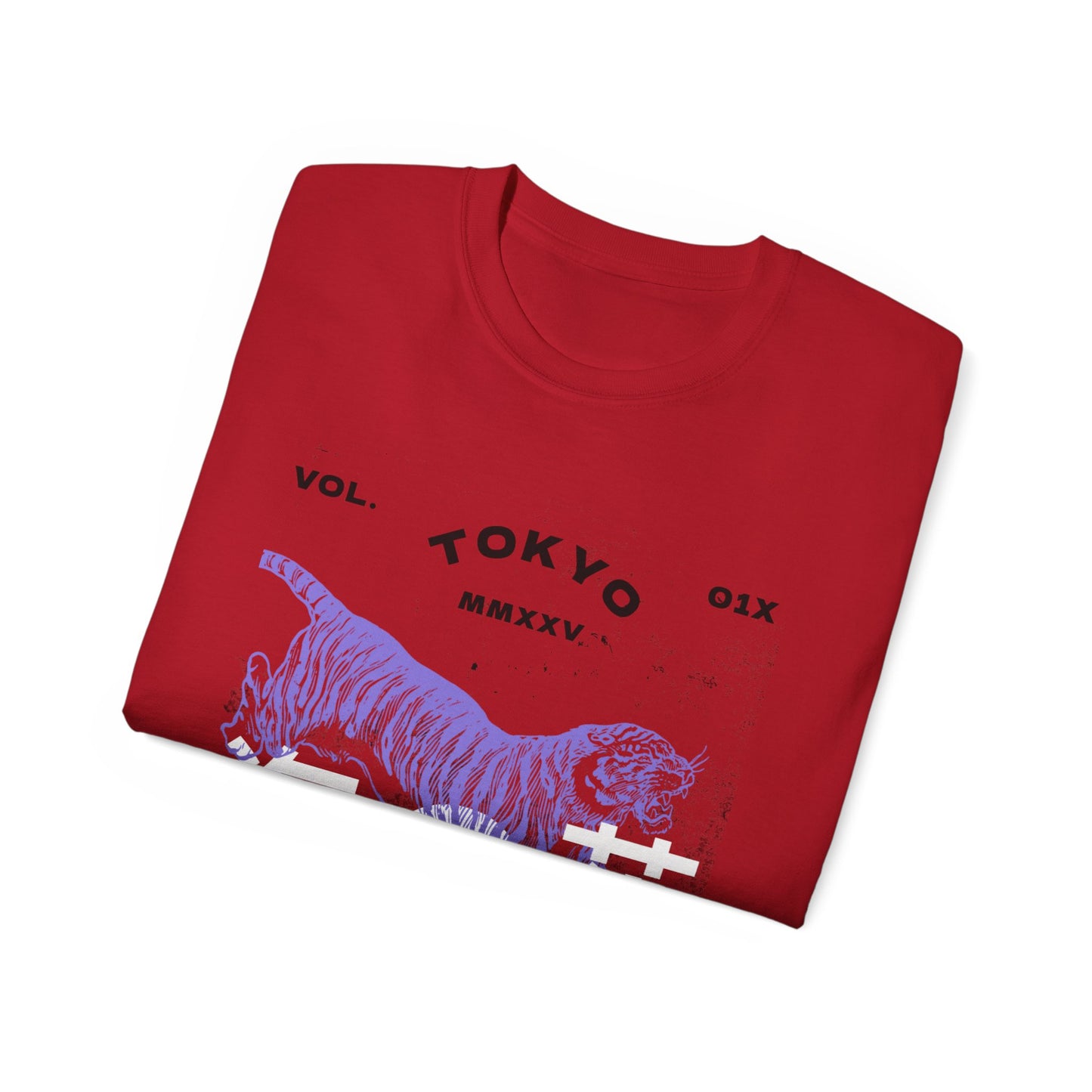 Tokyo Tiger Unisex Ultra Cotton Tee, Casual Graphic Tee, Streetwear Shirt, Unique Gift for Animal Lovers, Stylish Everyday Wear