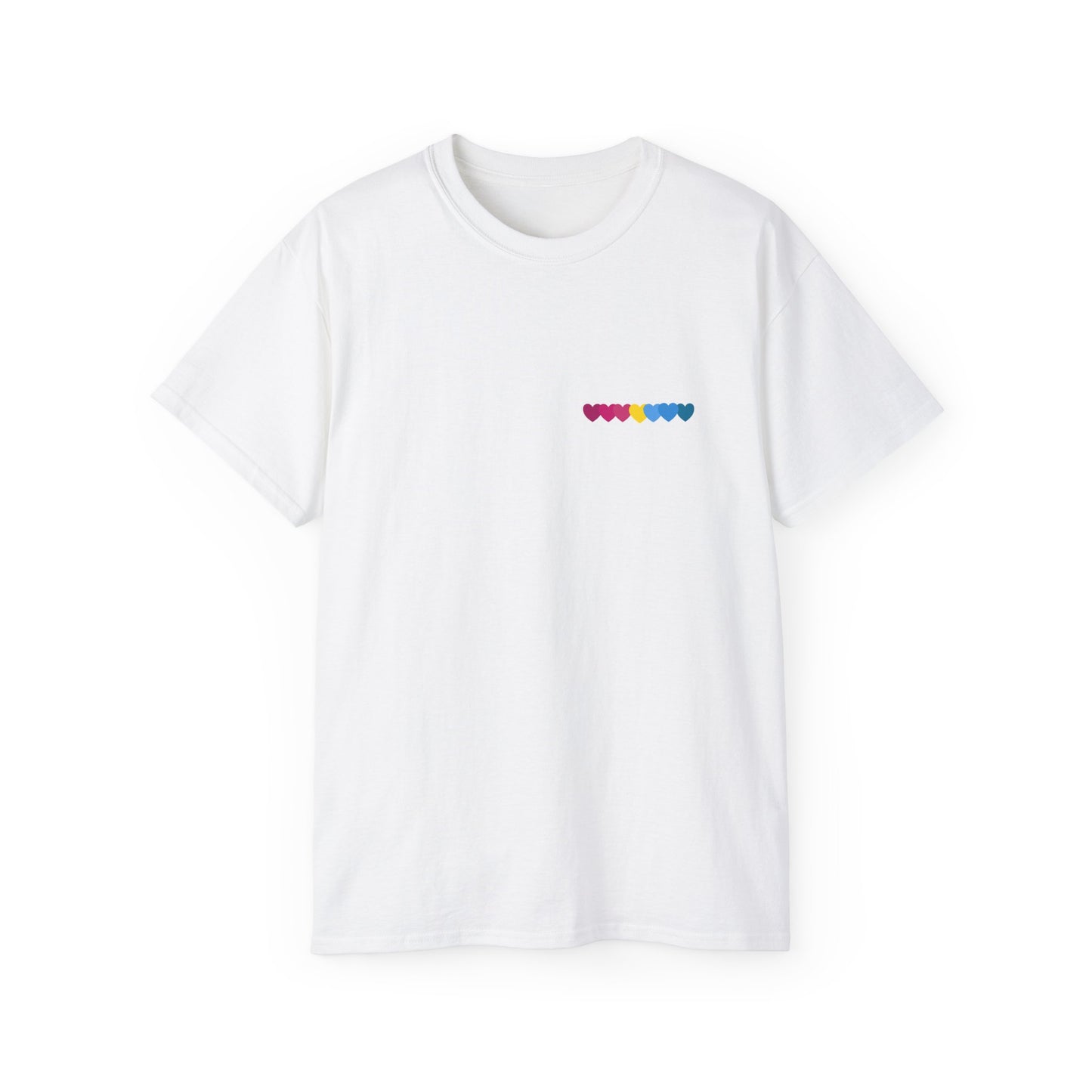 Pansexual Unisex Tee, Rainbow Pride Shirt, Cute Graphic T-Shirt, Summer Festival Wear, Gift for Friends
