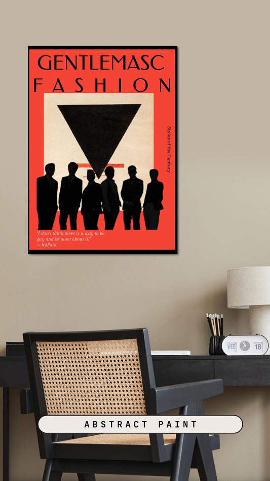 Stylish Fine Art Poster - Gentlemasc Fashion Wall Decor, Minimalist Art Print, Living Room Artwork, Unique Gift for Fashion Lovers, [...]