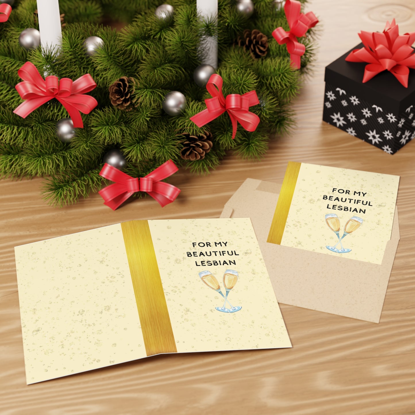 Chic Lesbian Greeting Cards for Celebrations, Birthday Wishes, Love Notes, Anniversary Cards, LGBTQ+ Occasion Greetings