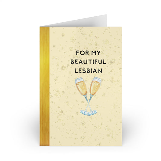Chic Lesbian Greeting Cards for Celebrations, Birthday Wishes, Love Notes, Anniversary Cards, LGBTQ+ Occasion Greetings