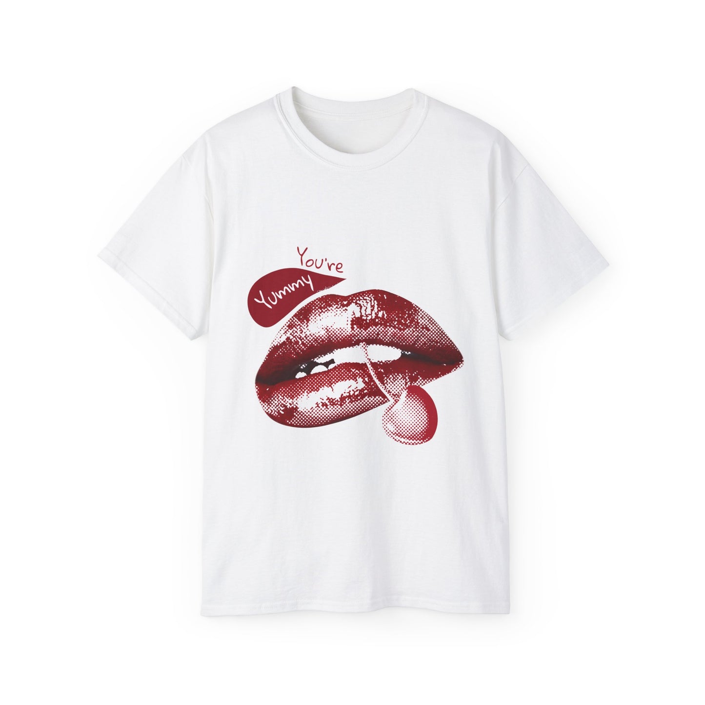 Sassy Graphic Tee - You're Yummy Design, Cute Casual Wear, Gift for Her, Fun Statement Shirt, Trendy Outfits, Everyday Style