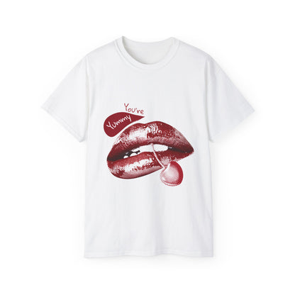 Sassy Graphic Tee - You're Yummy Design, Cute Casual Wear, Gift for Her, Fun Statement Shirt, Trendy Outfits, Everyday Style