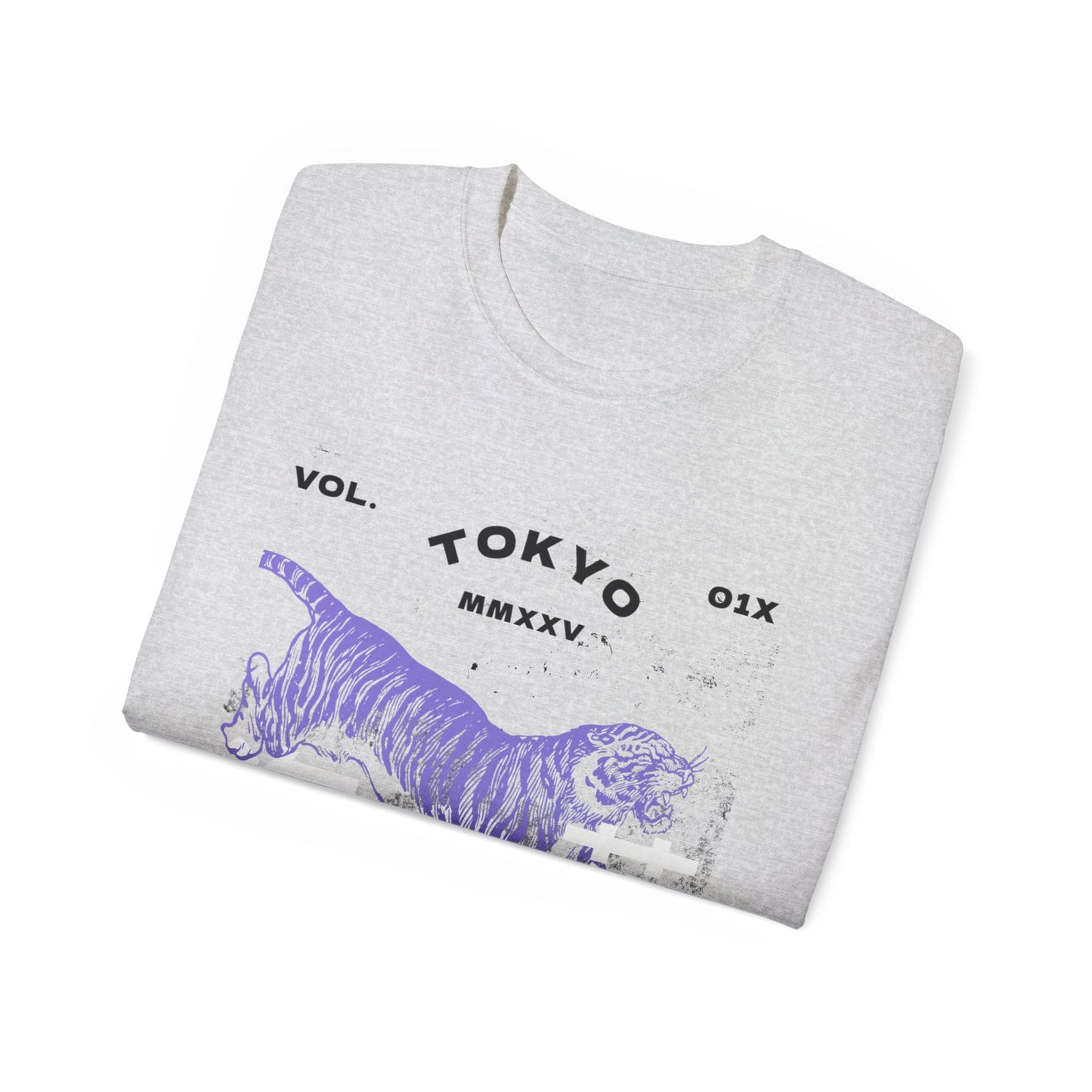Tokyo Tiger Unisex Ultra Cotton Tee, Casual Graphic Tee, Streetwear Shirt, Unique Gift for Animal Lovers, Stylish Everyday Wear