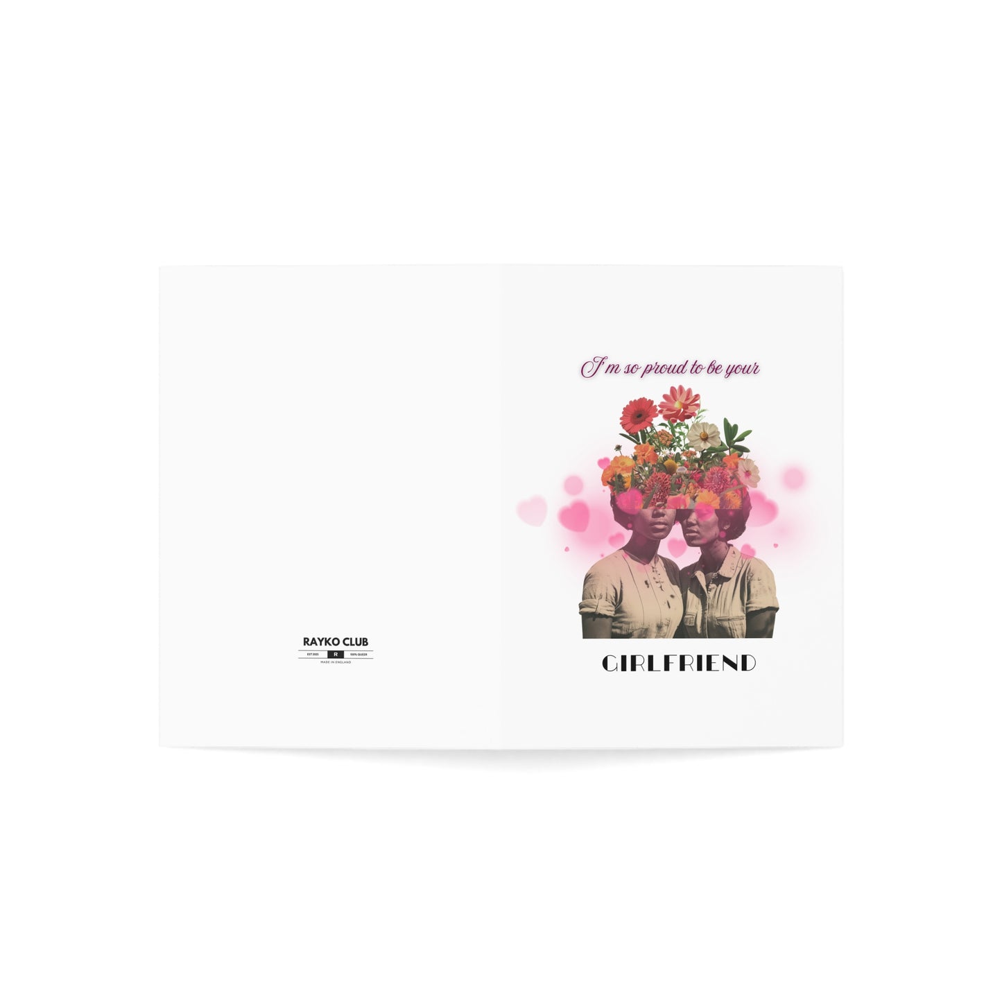Greeting Cards - Lesbian Women of Colour Love - I'm So Proud to Be Your Girlfriend